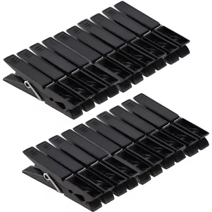 Plastikowe klamerki do prania Alebo czarne, 20 szt. - Suszarki na ubrania - miniaturka - grafika 1