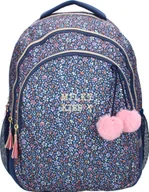 Plecaki - Plecak Vadobag Milky Kiss Floral Fame z pięknym kwiatowym nadrukiem Niebieski Jeden Rozmiar - miniaturka - grafika 1