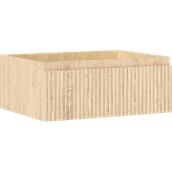 Szafki łazienkowe - Mexen Rivel szafka łazienkowa podumywalkowa 60 cm, 1 szuflada, ryflowana , dąb - 91A20-06023-1-BF81 - miniaturka - grafika 1