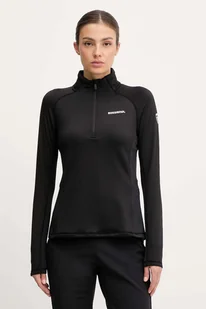 Rossignol bluza funkcyjna BLACKSIDE damska kolor czarny gładka RLOWL01 - Bluzy damskie - miniaturka - grafika 1