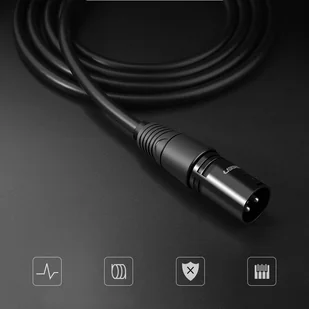 Ugreen przedłużacz kabel audio przewód mikrofonowy do mikrofonu XLR (żeński) - XLR (męski) 15 m (AV130) - Kable USB - miniaturka - grafika 4