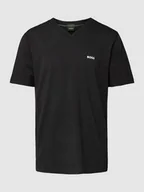 Koszulki męskie - T-shirt z dekoltem w serek - miniaturka - grafika 1