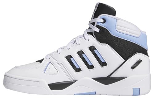 adidas Midcity Mid Shoes, Trampki Pończochy Nie Piłka nożna Mężczyzna, Ftwr White Blue Spark Core Black, 56 EU