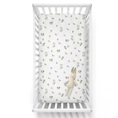 Prześcieradła dla dzieci - Prześcieradło do łóżeczka 60x120 Happy Bear, BabySteps - miniaturka - grafika 1
