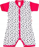 Pajacyki dla niemowląt - PAJAC KRÓTKI rękaw rampers , Serduszka małe 62 KLEKLE - miniaturka - grafika 1