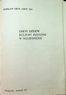 Książki o kulturze i sztuce - Zarys dziejów kultury fizycznej w Wielkopolsce - miniaturka - grafika 1