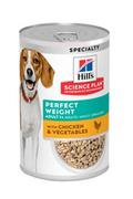 Mokra karma dla psów - Hill's Science Plan Korzystny zestaw Hill's Canine, 12 x 370 g - Adult Perfect Weight (12 x 363g) - miniaturka - grafika 1