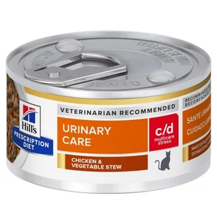 Karma HILL'S PD Feline C/D URINARY Stress Stews 82g - Mokra karma dla kotów - miniaturka - grafika 1