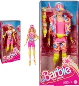 Lalki dla dziewczynek - Lalka Barbie Barbie Signature Margot Robbie na rolkach HRB04 + Ryan Gosling jako Ken na rolkach HRF28 - miniaturka - grafika 1
