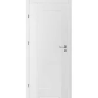 Drzwi wewnętrzne - Skrzydło drzwiowe 70L pełne biały tago + podcięcie wentylacyjne + zamek blokada lewe - miniaturka - grafika 1