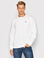 Bluzy męskie - Ralph Lauren Polo Bluza Lsl 710766772009 Biały Regular Fit - miniaturka - grafika 1