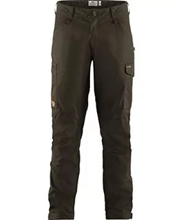 Spodnie męskie - Fjallraven FJÄLLRÄVEN Spodnie męskie Kaipak Trousers M zielony zielony (Dark Olive) 58 F84466 - grafika 1