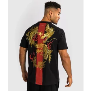 Venum x Tekken T-shirt Koszulka Marshall Law Black/Red/Gold - Koszulki sportowe męskie - miniaturka - grafika 1