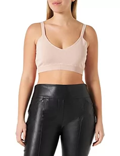 Pinko Damska kamizelka Mediani Top Punto Milano Tecni, N97_rosa-fumo Di Rosa, XXS - Kamizelki damskie - miniaturka - grafika 1