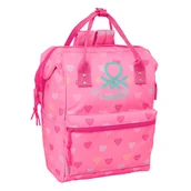 Plecaki szkolne i tornistry - Plecak szkolny Benetton benetton Różowy 27 x 40 x 19 cm - miniaturka - grafika 1