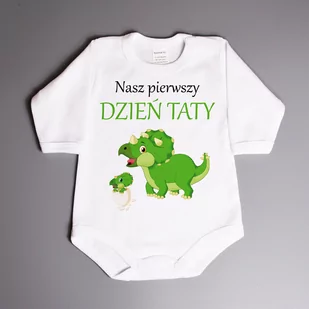 Nasz pierwszy DZIEŃ TATY - Dinozaur - bodziak - Body - miniaturka - grafika 2