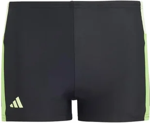 adidas Bokserki do pływania dla chłopców z 3 paskami Colorblock 7-8 lat, Czarny, 18 miesi?cy - Kąpielówki dla chłopców - miniaturka - grafika 1