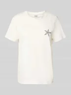 Koszulki i topy damskie - T-shirt z wyhaftowanym motywem model ‘CAMINO’ - miniaturka - grafika 1
