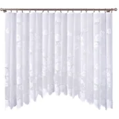 Firany - Firana żakardowa ANIELA, 300 x 150 cm, kolor biały - miniaturka - grafika 1
