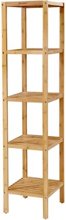 Regał Łazienkowy Bambusowy Boho 146 Cm - Meble łazienkowe - miniaturka - grafika 1