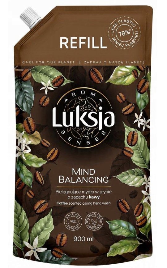 Pielęgnujące Mydło W Płynie O Zapachu Kawy Luksja Aroma Senses