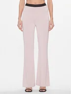 Spodnie damskie - Liu Jo Sport Spodnie materiałowe TA4011 MS014 Różowy Bootcut Fit - miniaturka - grafika 1