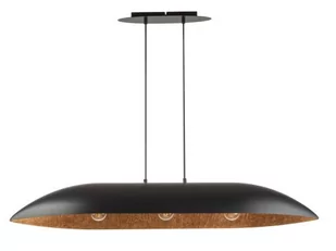 Stylowa lampa wisząca GONDOLA L 40632 3xE27 czarny miedziany - Lampy sufitowe - miniaturka - grafika 1