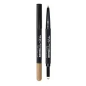 Akcesoria i kosmetyki do stylizacji brwi - Maybelline Brow Satin maskara do brwi Dark Blond 8g - miniaturka - grafika 1