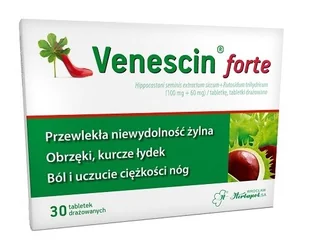 HERBAPOL VENESCIN FORTE 30 tabl. - Serce i układ krążenia - miniaturka - grafika 1