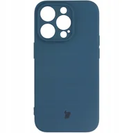 Etui i futerały do telefonów - Bizon Etui Case Silicone do iPhone 14 Pro granatowe - miniaturka - grafika 1