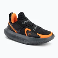Buty sportowe męskie - Buty do koszykówki Under Armour Flow Futr X 4 UAA black/castlerock/blaze orange WYSYŁKA W 24H 30 DNI NA ZWROT - miniaturka - grafika 1