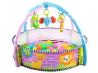 Maty edukacyjne - Mata edukacyjna Kojec + kolorowe piłeczki ZA3503 - miniaturka - grafika 1