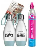 Akcesoria i części AGD - Cylinder SodaStream nabój CO2 + 2x Butelka My Only - miniaturka - grafika 1