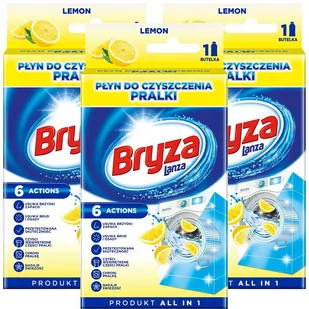Zestaw Bryza Lanza Lemon Płyn do czyszczenia pralki 750 ml - Środki do prania - miniaturka - grafika 1