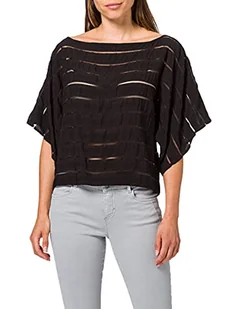 Sisley Bluzka damska, Black 700, S - Bluzki damskie - miniaturka - grafika 1