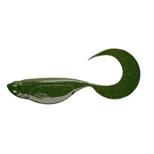 Przynęta LIBRA LURES Embrion Twist Tail 2.5 6.5 cm Motor Oil Green - Przynęty - miniaturka - grafika 1
