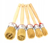Pędzle i wałki - PĘDZEL PĘDZLE OKRĄGŁY ZESTAW 5 SZTUK PIERŚCIENIOWY - miniaturka - grafika 1