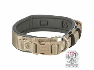 Obroża dla psa Trixie Premium Grafit Piasek XS/S 27-35 cm - Obroże dla psów - miniaturka - grafika 1