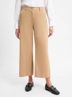 Max Mara Weekend Damskie spodnie materiałowe - Urial Kobiety Bawełna beżowy jednolity, 34 - Spodnie damskie - miniaturka - grafika 1