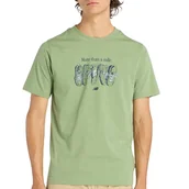 Koszulki męskie - Koszulka męska New Balance MT61778SAAR - zielona - miniaturka - grafika 1