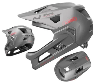 Kask rowerowy dziecięcy ABUS YOUDROP FF Ti silver S (48-55cm) - Kaski rowerowe - miniaturka - grafika 1