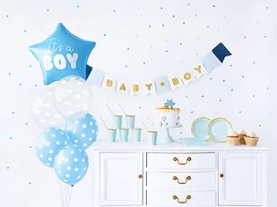 PartyDeco "Zestaw dekoracji party - It's a boy" - Baby shower i roczek - miniaturka - grafika 1