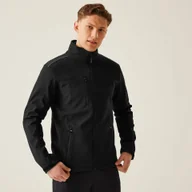 Kurtki i kamizelki sportowe męskie - Regatta Professional Męski softshell Sandstorm Czarny, Rozmiar: 3XL - miniaturka - grafika 1