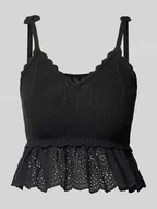 Koszulki i topy damskie - Top na ramiączkach o kroju slim fit z mieszanki bawełny model ‘KRISTIN’ - miniaturka - grafika 1