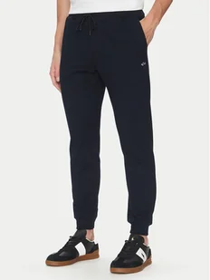 Paul&Shark Spodnie dresowe C0P1235 Granatowy Relaxed Fit - Spodnie sportowe męskie - miniaturka - grafika 1