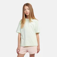 Koszulki i topy damskie - Koszulka dziecięca New Balance LAKG0001MEW miętowa - miniaturka - grafika 1