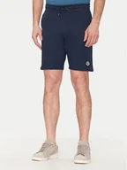 Spodenki męskie - Blend Szorty sportowe 20718064 Granatowy Regular Fit - miniaturka - grafika 1