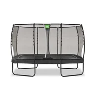 Trampoliny - Exit Trampolina ogrodowa Allure Premium 214x366 - Czarna - miniaturka - grafika 1