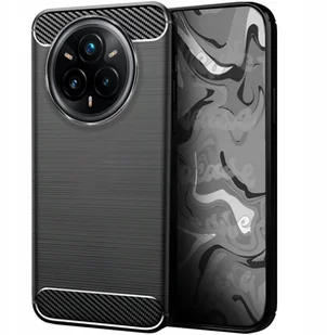 Etui do Realme 14 Pro Plus 5G Czarne, Pancerne, Karbon, Pokrowiec, Plecki - Etui i futerały do telefonów - miniaturka - grafika 1