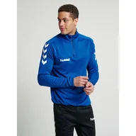 Piłka nożna - Bluza sportowa dla dorosłych Hummel Core 1/2 Zip Sweat - miniaturka - grafika 1